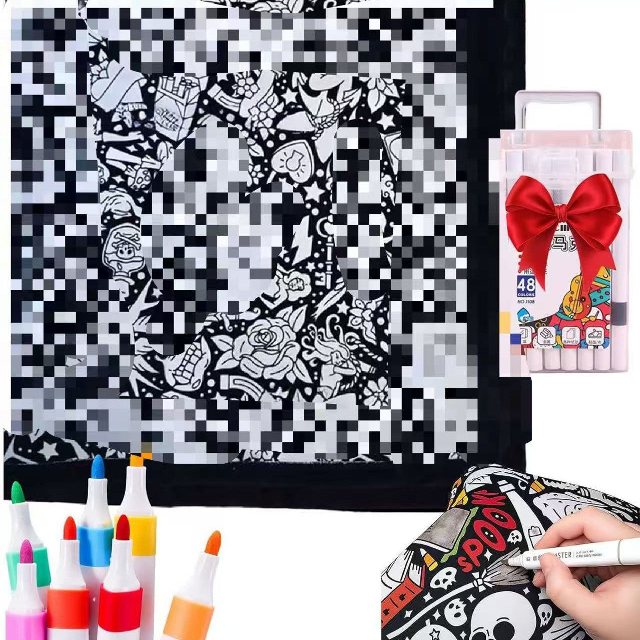 DIY Coloring Blanket