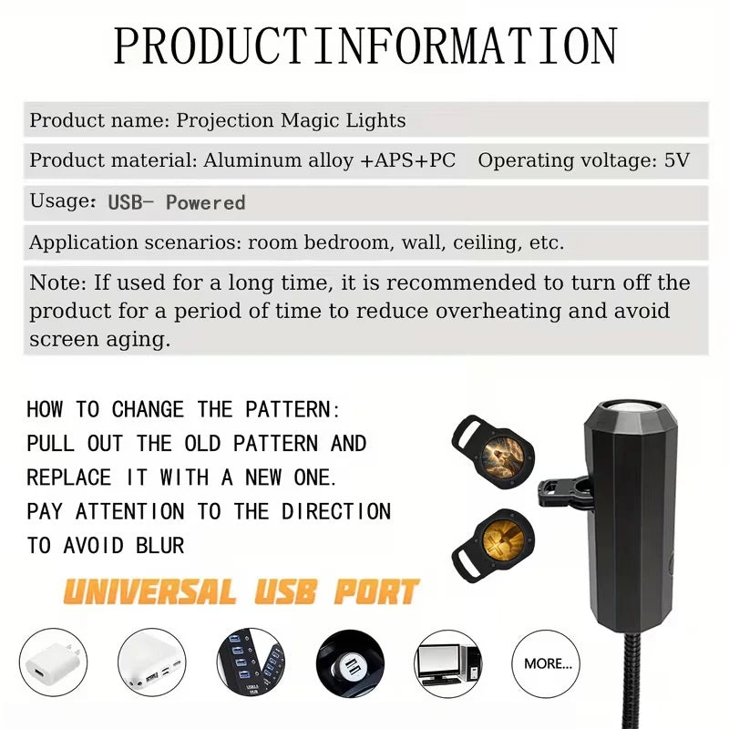 USB Christian Images Projector