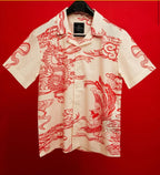 Men shirts summer styles with Dragon , Venice , Paris nights